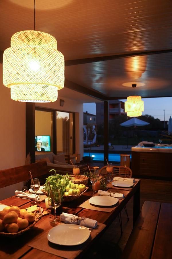 Villa Suncica With Heated Pool, Jacuzzi And Bikes Near Zadar Sukosan Exterior photo