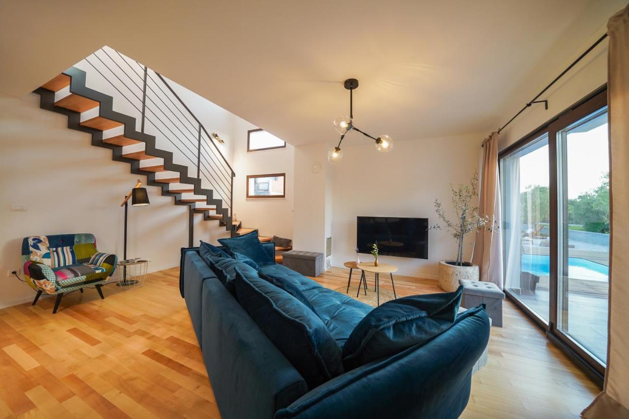 Villa Suncica With Heated Pool, Jacuzzi And Bikes Near Zadar Sukosan Exterior photo